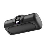 Bateria Externa Power Bank   5000 Mah, Conector Usb-C Integrado, Color Negro  Lipo Logilink