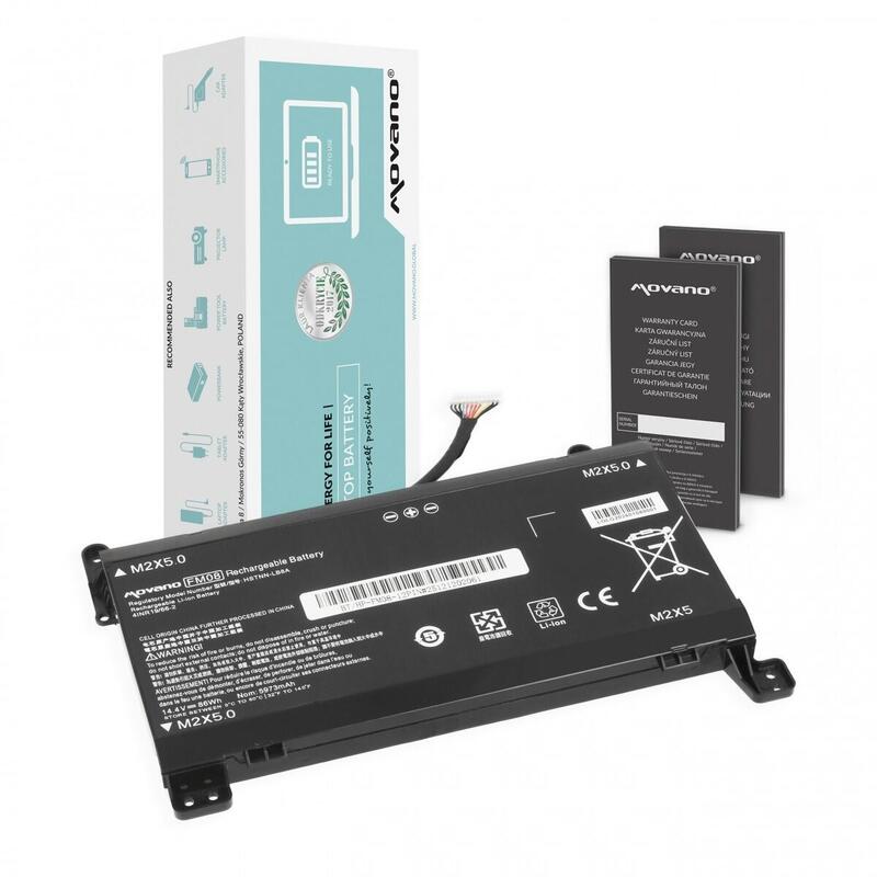 Bateria Fm08 Tpn-Q195 Do Hp Omen 17-An 12 Pin - 5973 Mah (86 Wh)