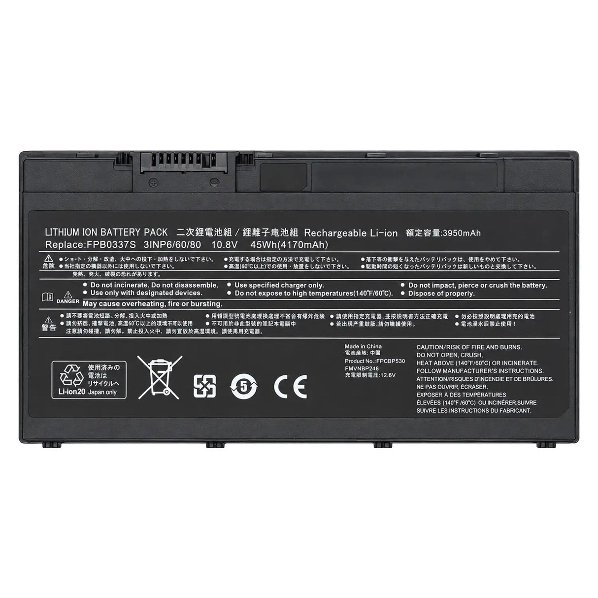 Batería Fpb0337S Para Portátil Fujitsu Lifebook P727 P728 U727 U728 U729 U729X