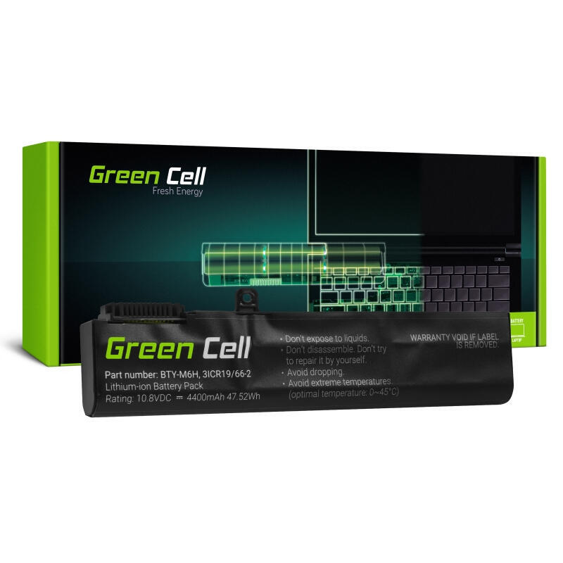 Bateria Green Batería Para Portátil, Bty-M6h Para Msi Ge62 Ge63 Ge72 Ge73 Ge75 Gl62 Gl63 Gl73 Gl65 Gl72 Gp62 Gp63 Gp72 Gp73 Gv62 Gv72 Pe60 P                                                                                       