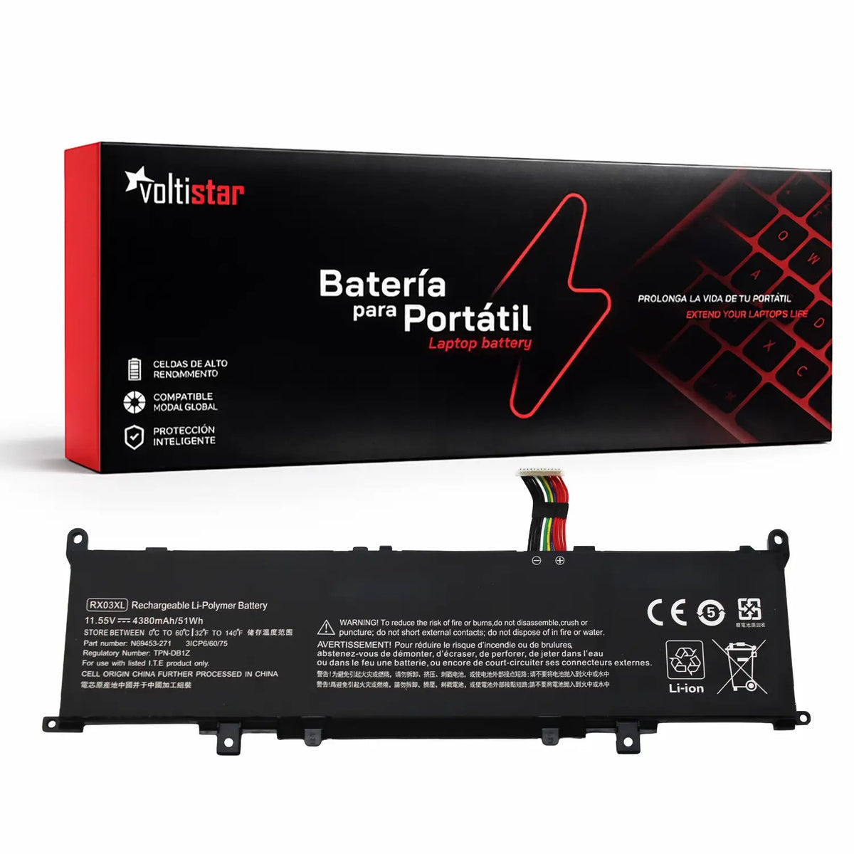 Batería Para Portatil Hp Elitebook 630 640 645 660 G11 | Rx03Xl