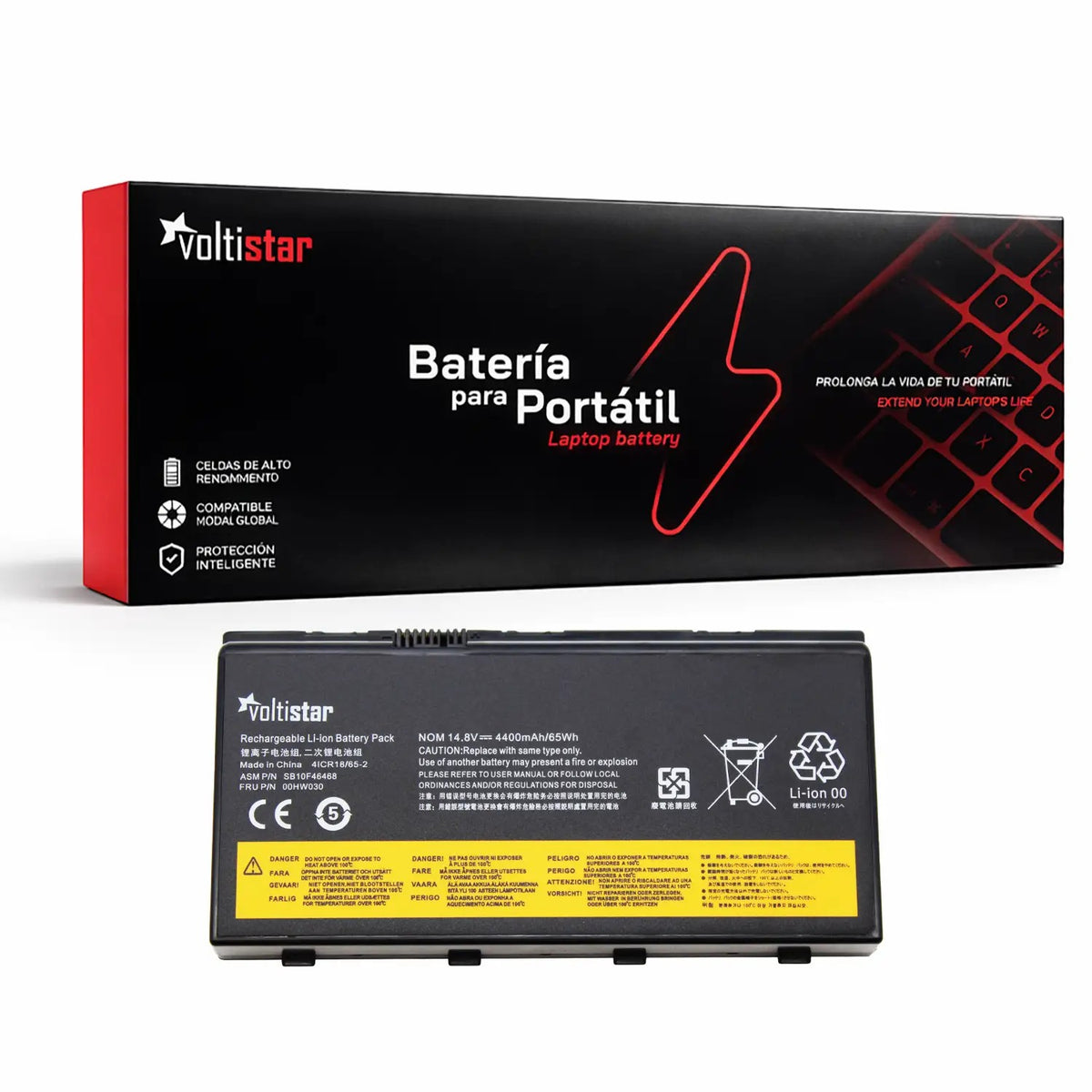 Batería Para Portátil Lenovo Thinkpad P70 P71 | 00Hw030 Sb10F46468 14.8V