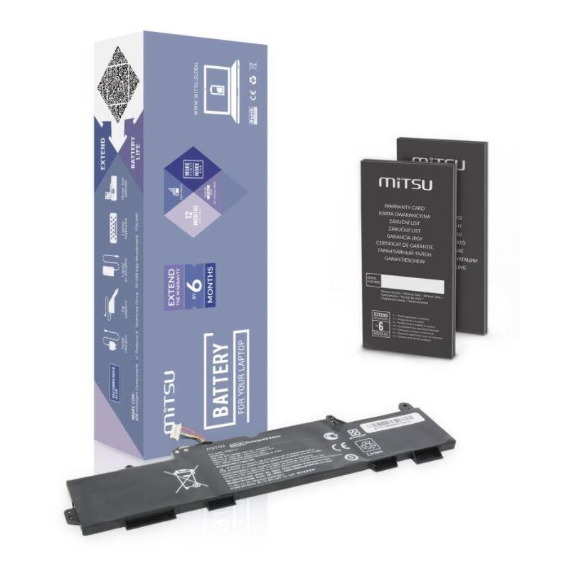 Bateria Mitsu Para  Hp Elitebook 735, 745, 840 G5