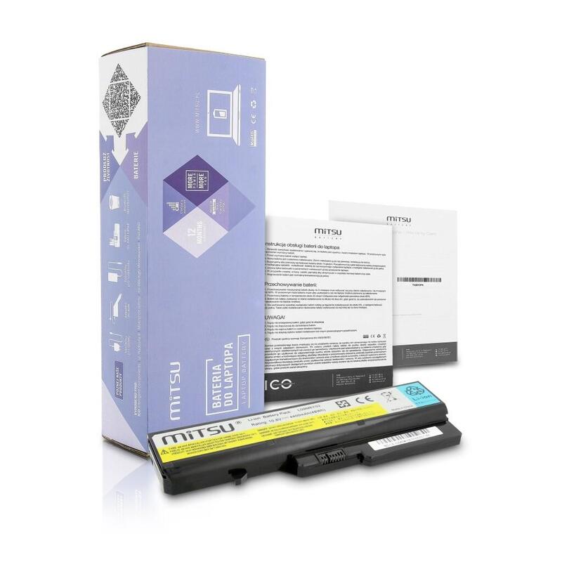 Bateria  Mitsu Para  Lenovo Ideapad    G460, G560 (4400 Mah)