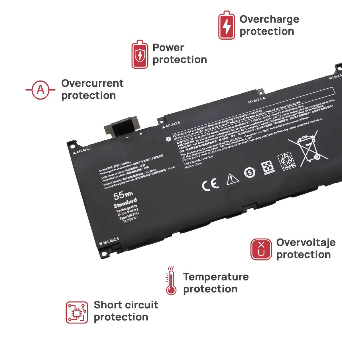 Bateria Mn79H Para Portatil Dell 13 Xps 9230 9320 9340 9345 9350
