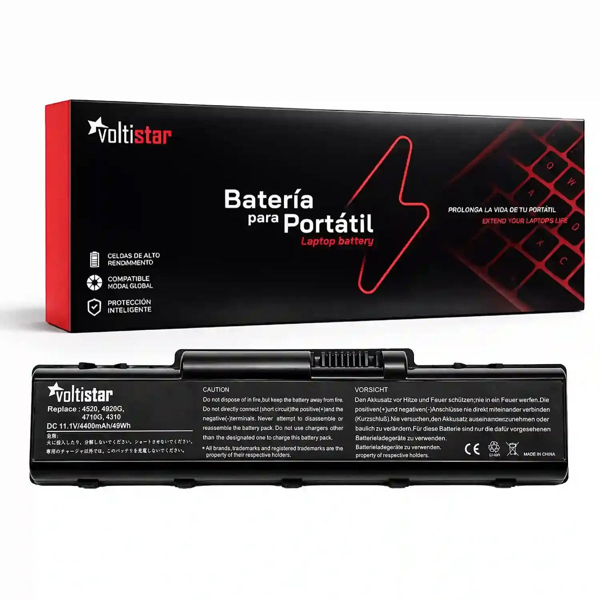 Batería Para Portátil Acer Aspire 5536 5738 5738z 5738zg 4720 4720g 4720z 4920 4920g