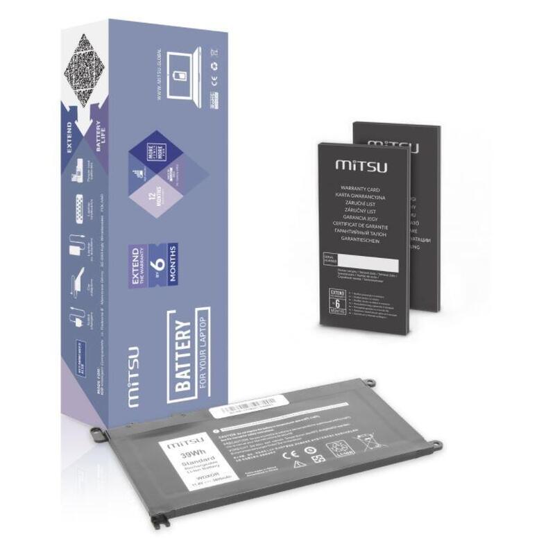 Batería Para Dell Vostro 14 (5468), Inspiron 15 (5568) 3400mah (39 Wh) 11.4 Volt