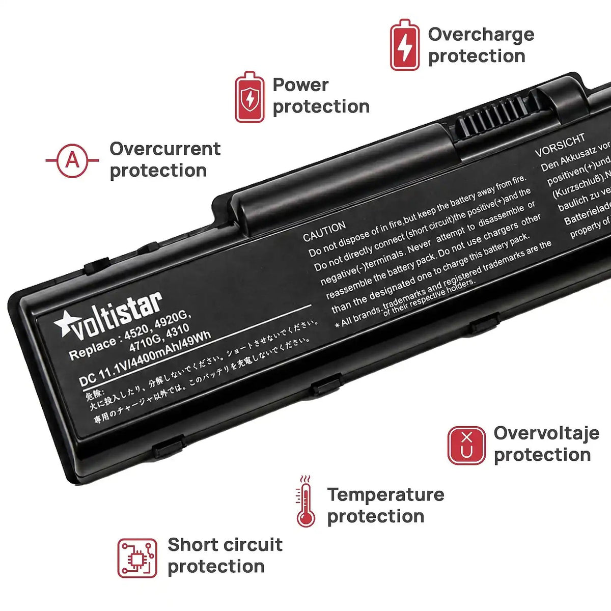 Batería Para Portátil Acer Aspire Ms2264