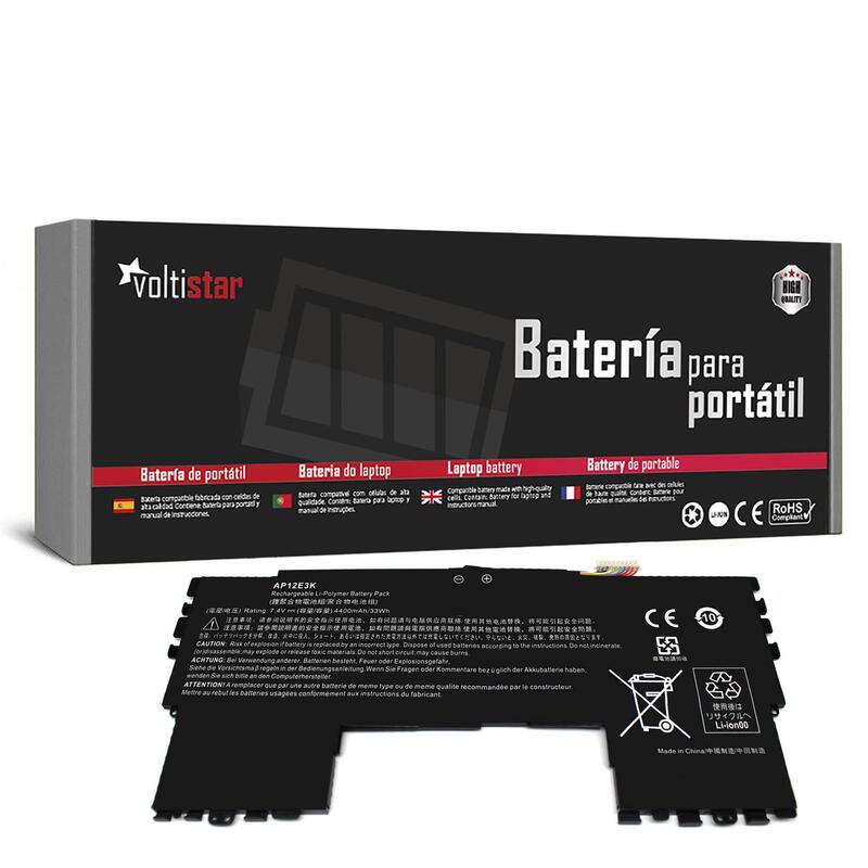 Batería Para Portátil Acer Aspire S7 S7 191 Ultrabook Serie Ap12e3k