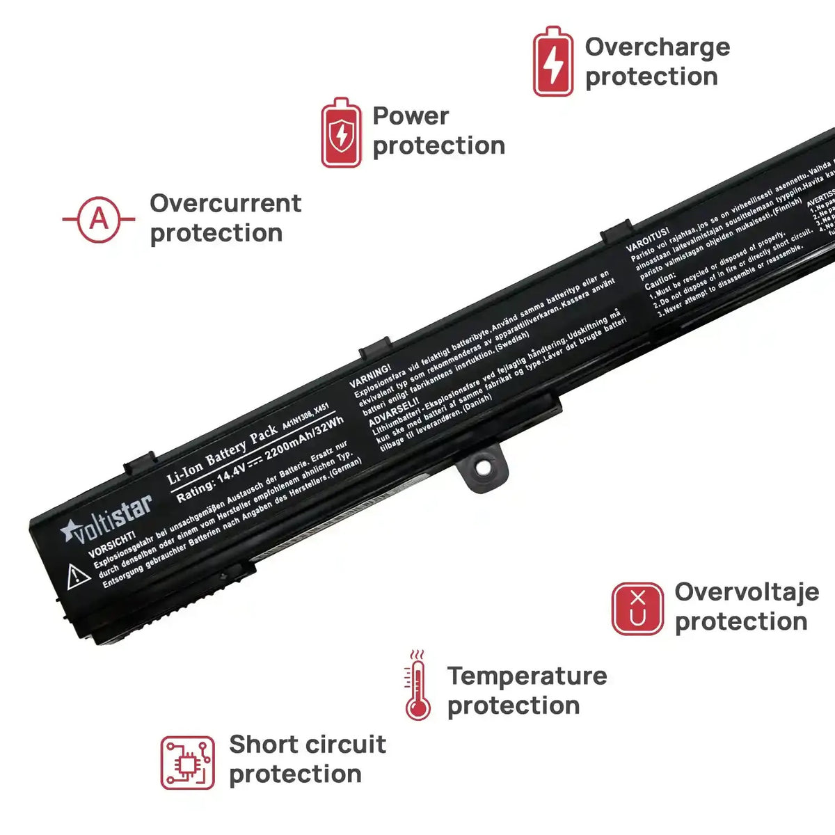 Batería Para Portátil Asus F551M A41 X451 X551 D550 A31N1319 X451 X551 D550