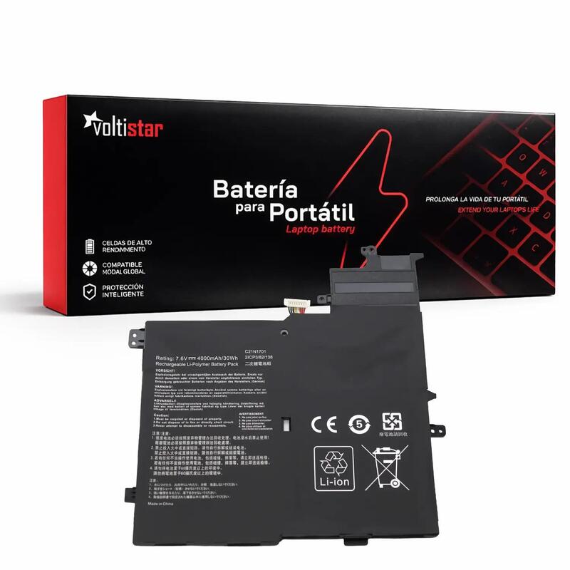Batería Para Portátil C21n1701 Asus Vivobook S14 X406ua Series 7.6v 4000mah 30wh