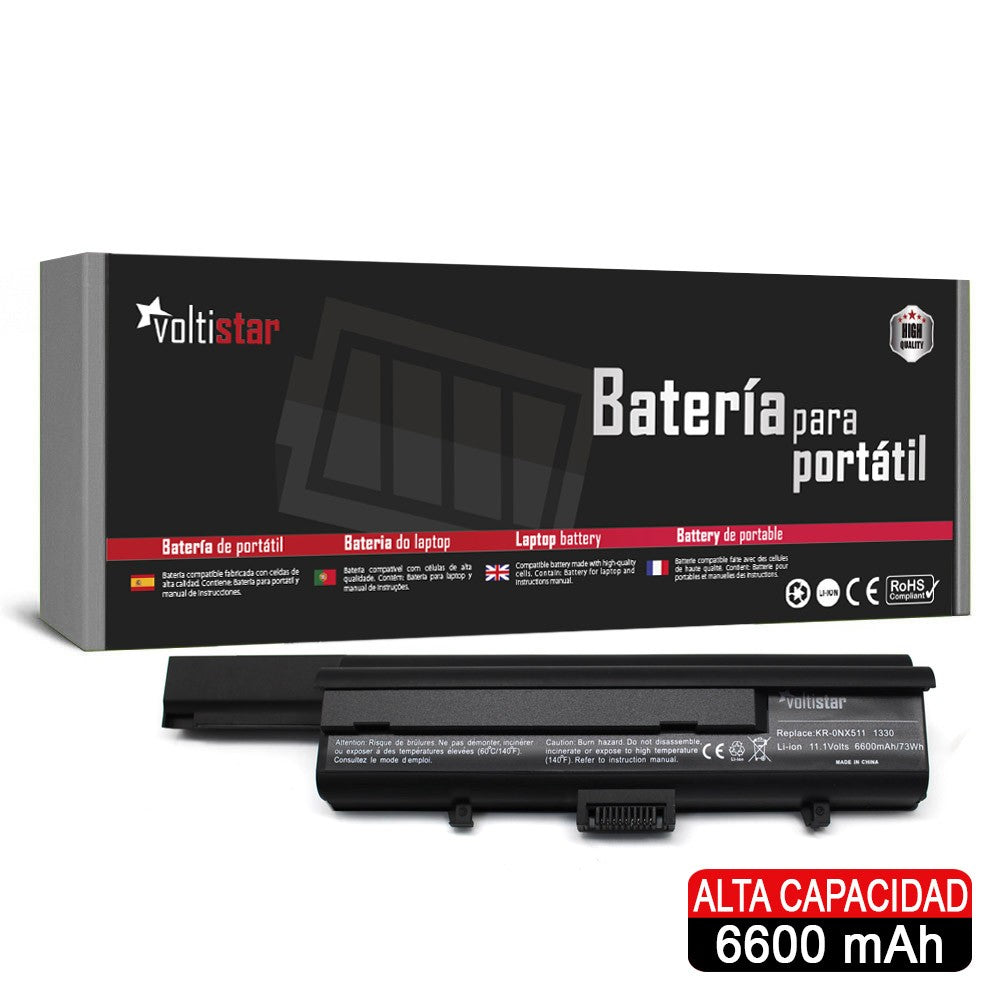 Batería De Alta Capacidad Para Portátil Dell M1330 6600 Mah
