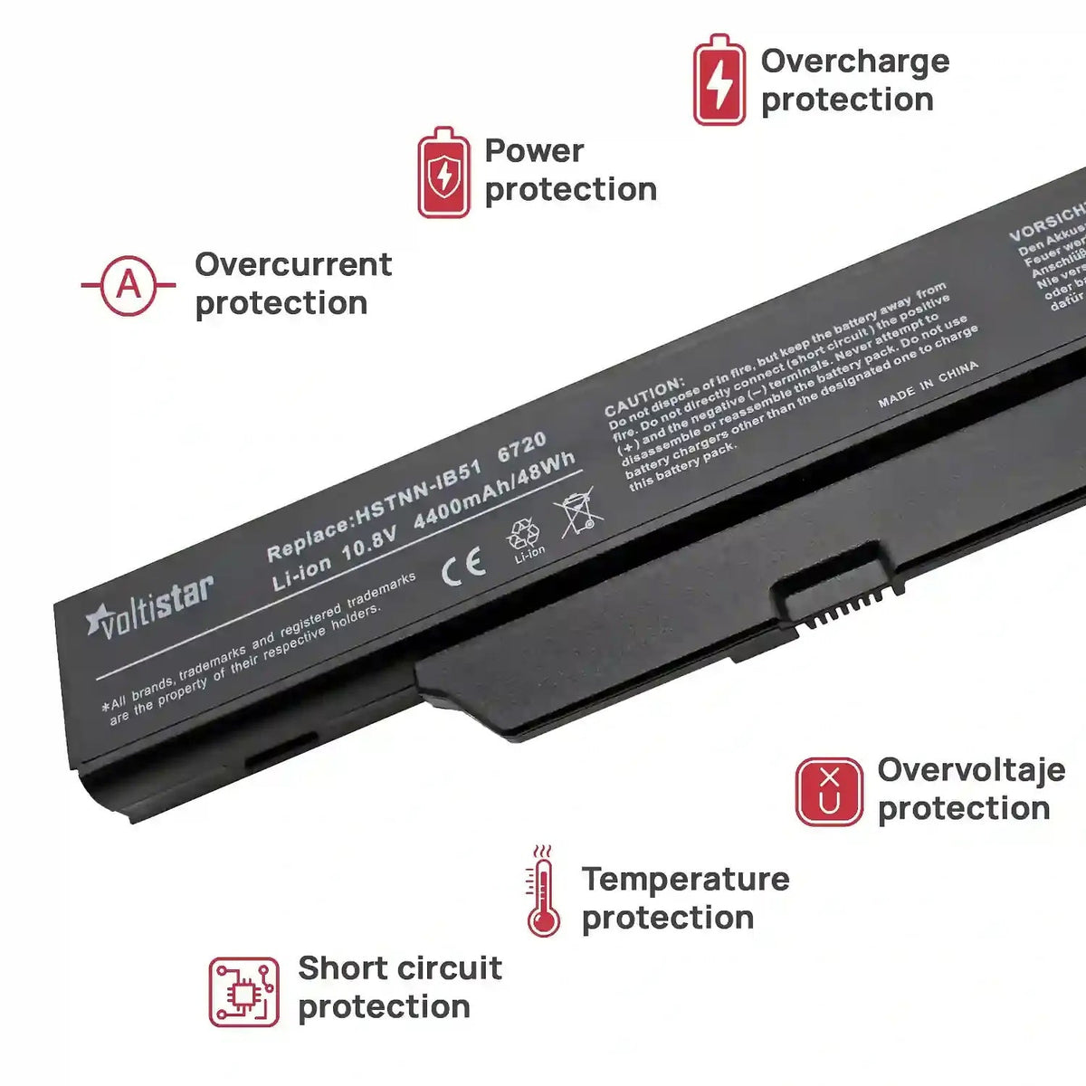 Batería Para Portátil Hp Hstnn-Ib51 Hstnn_ib52 Hstnn-Ib62