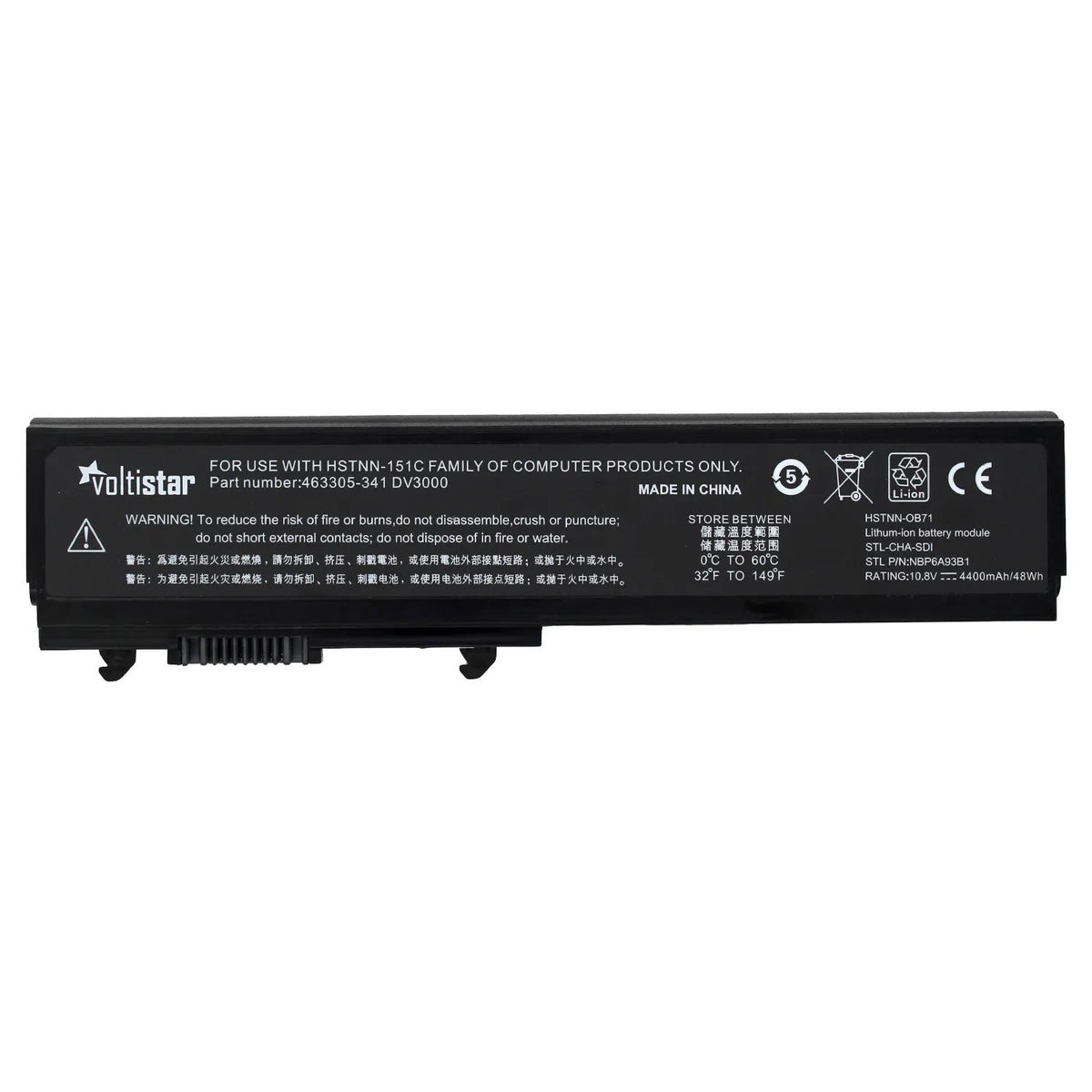 Batería Para Portátil Hp Pavilion Dv3000 Series 463305-341 Hstnn-Cb71