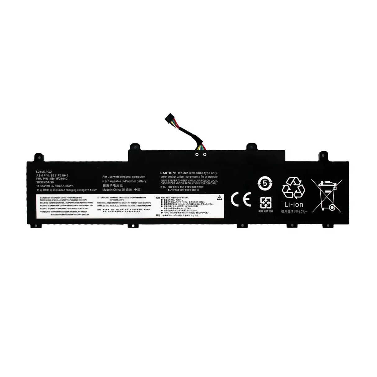 Batería Para Portátil Lenovo Thinkpad C14 Series L21M3Pg2-68-3S1P