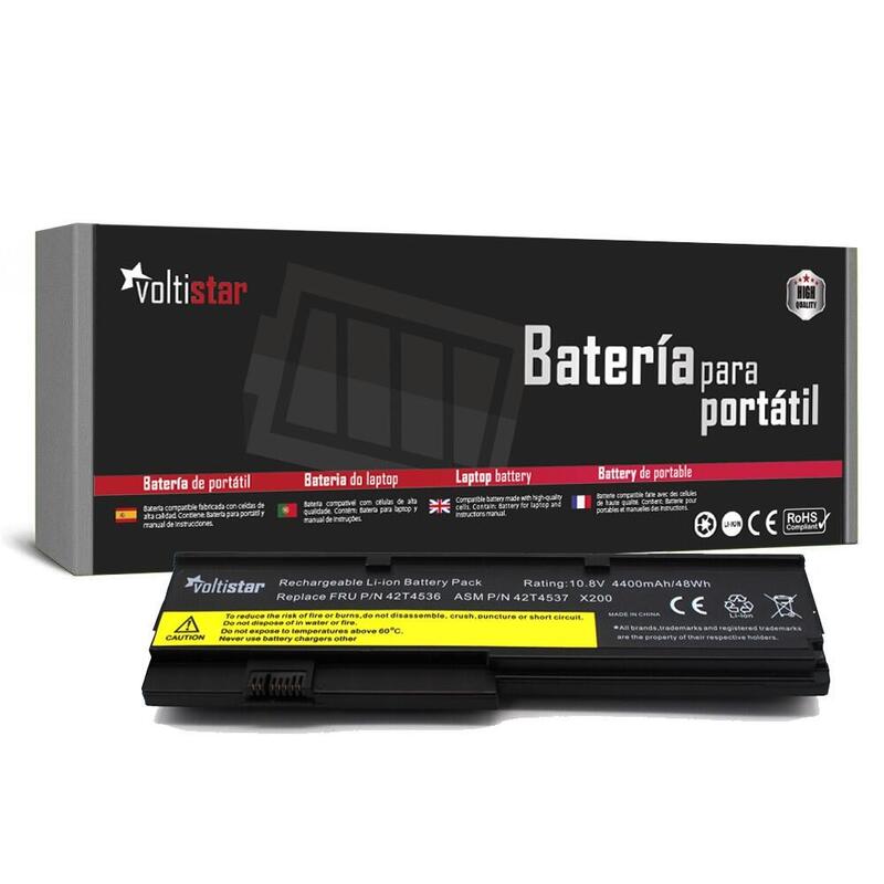 Batería Para Portátil Lenovo Thinkpad X201 X200 X200s