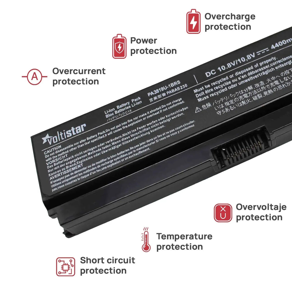 Batería Para Portátil Toshiba Satellite C655 C645 L745 L755 Series