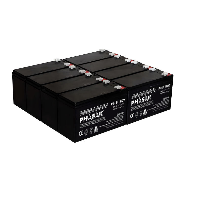Batería Phasak Phb 1207 Compatible Con Sai Ups Phasak Según Especificaciones
