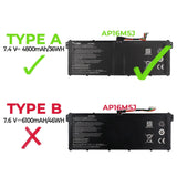 Batería Para Portátil Acer Aspire Chromebook 5-531 Ac5-531 5-531P Ac5-531P 5-311 Ac5-311 5-311P Ac5-311P 5-571 810 7.4V 4800Mah