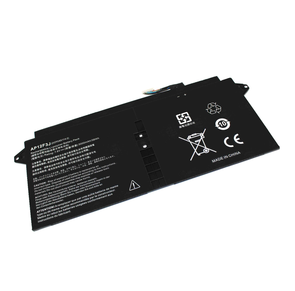 Batería Para Portátil Acer Aspire S7-391 Ultrabook 13.3" Ap12F3J