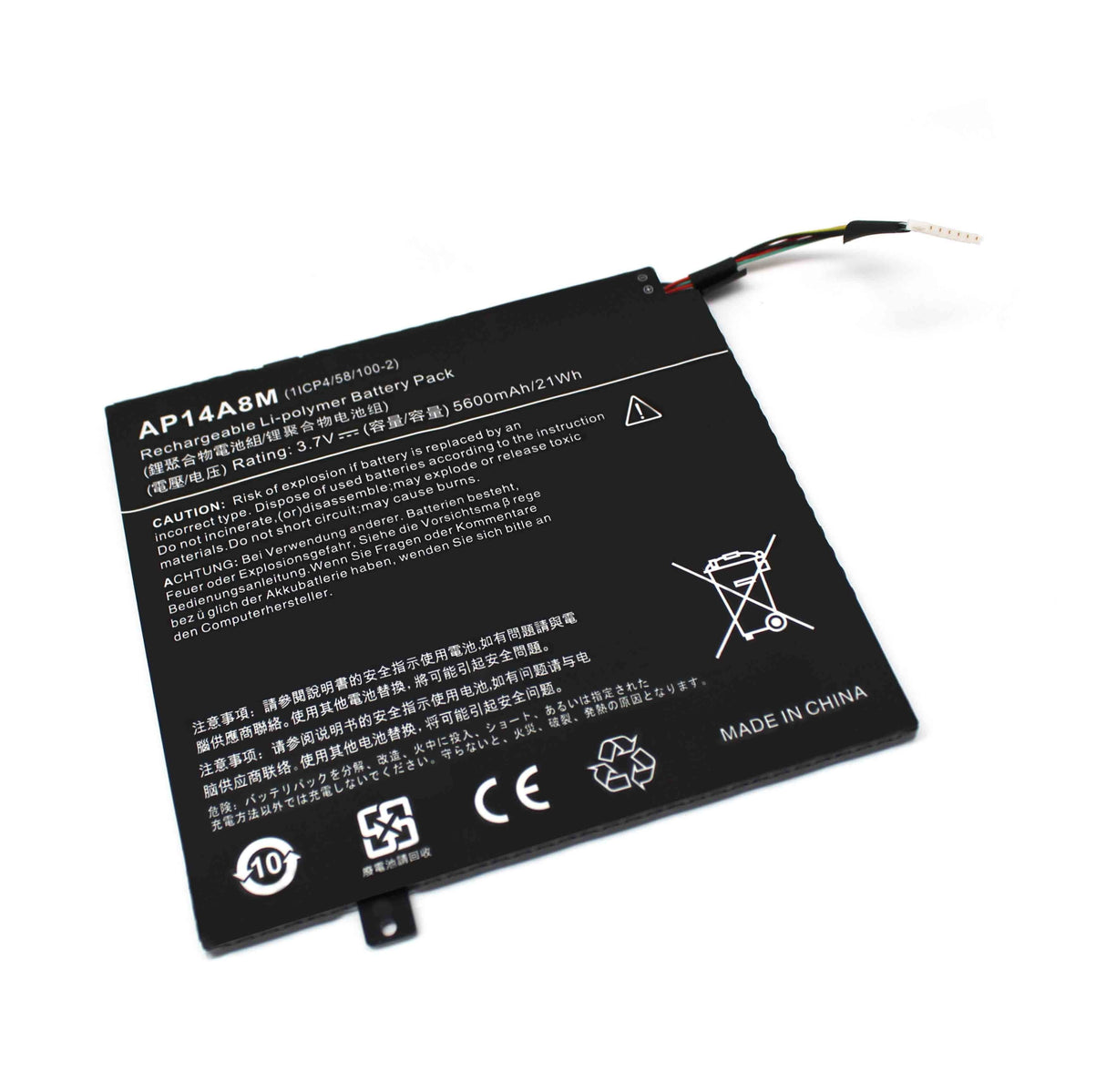 Batería Para Portátil Acer Aspire Switch 10 Sw5-011 Sw5-012 Ap14A4M Ap14A8M
