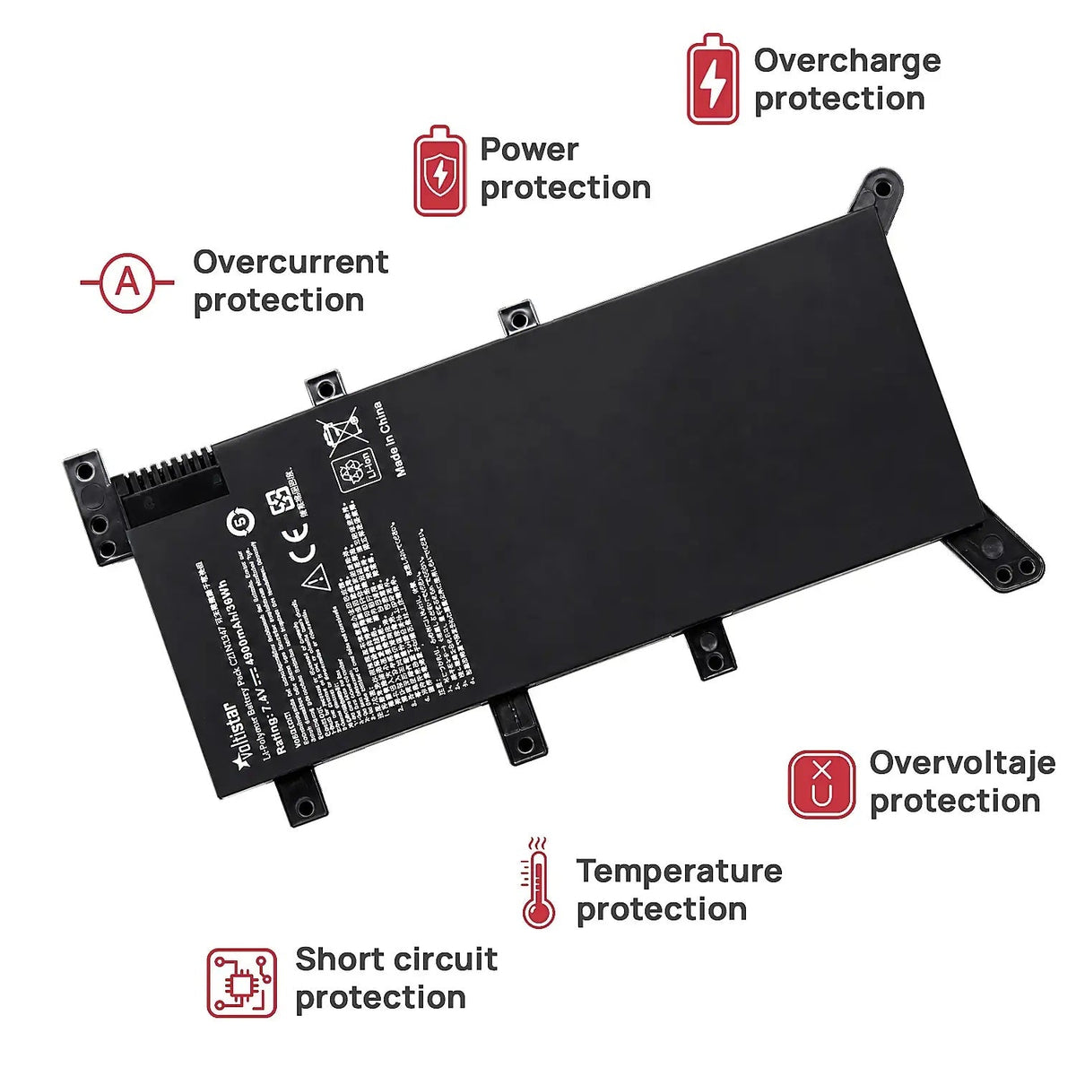 Batería Para Portátil Asus Asus F554 F554l