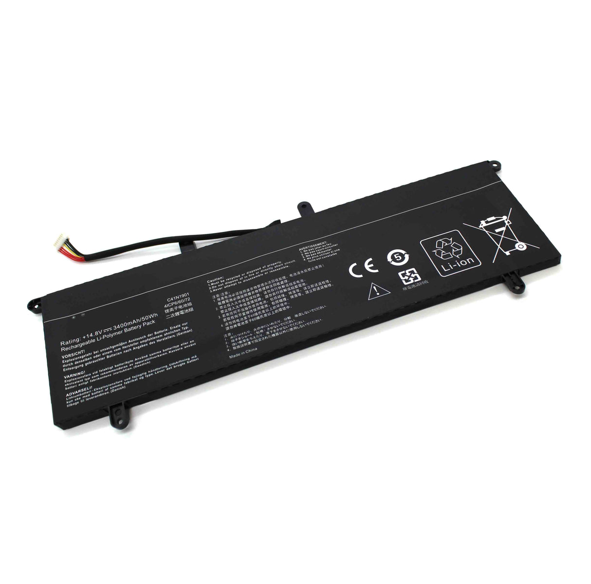 Batería Para Portátil Asus Zenbook Duo 14 Ux481 Ux481F Ux481Fl Ux481Fa C41N1901