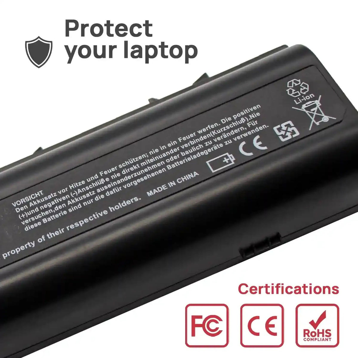 Batería Para Portátil Compaq Presario V3700 V3900 V6000 V6100 V6200 Series 10.8V 4400Mah