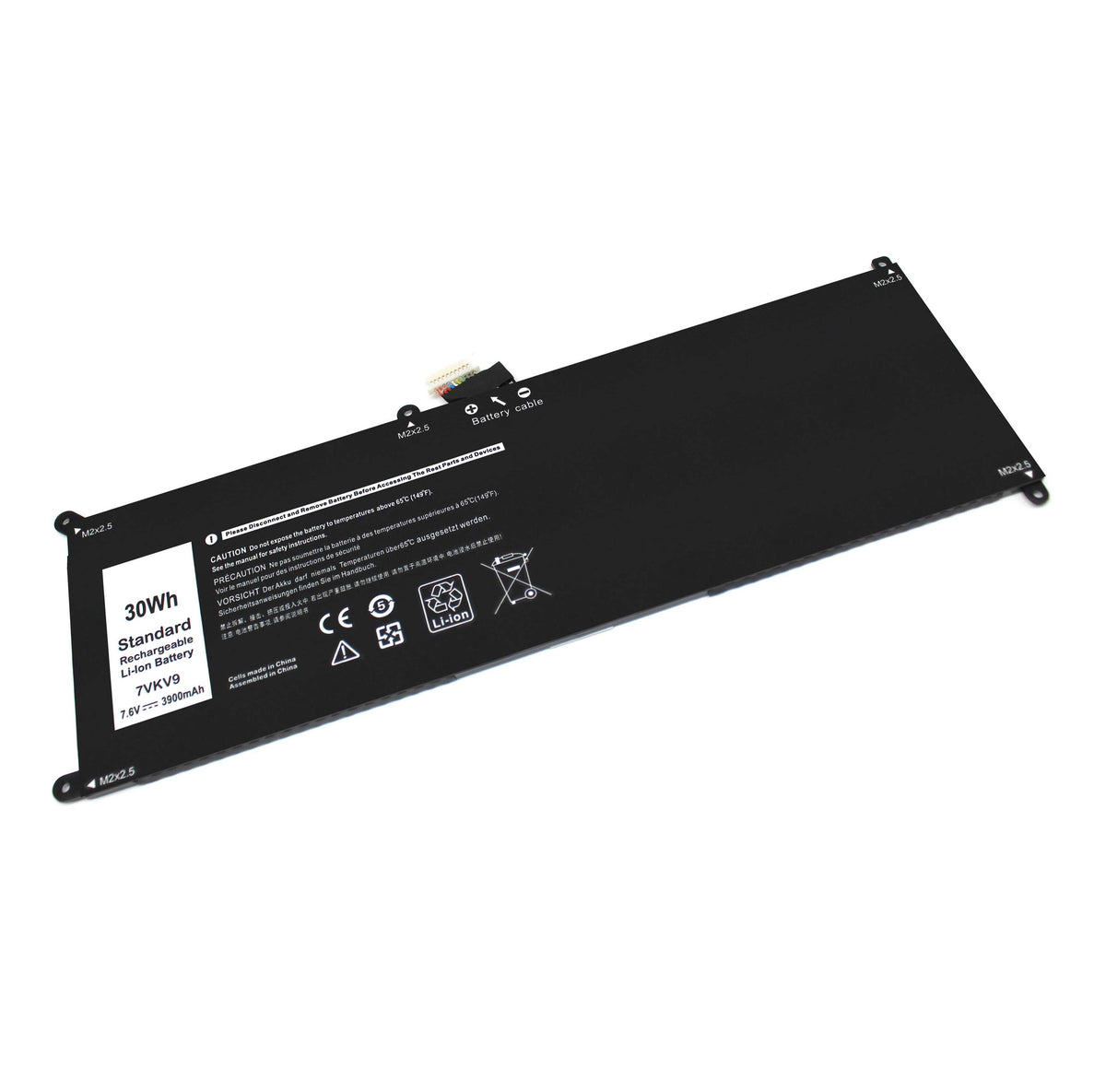 Batería Para Portátil Dell Latitude 12 7275 07Vkv9 T02H T02H001