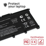 Batería Ht03Xl Hp 11.4V 3.400Mah Para Portátil