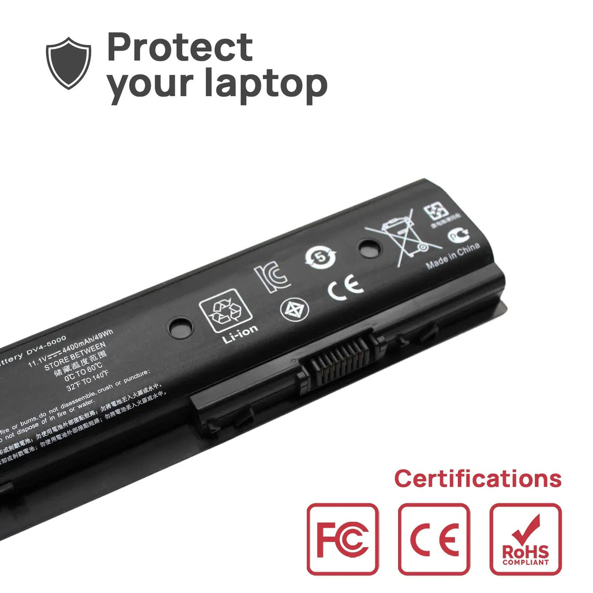 Batería Para Portátil Hp Nbp6A218E1 Tpn-P102 Tpn-W106 Tpn-W107 Tpn-W108 Tpn-W109