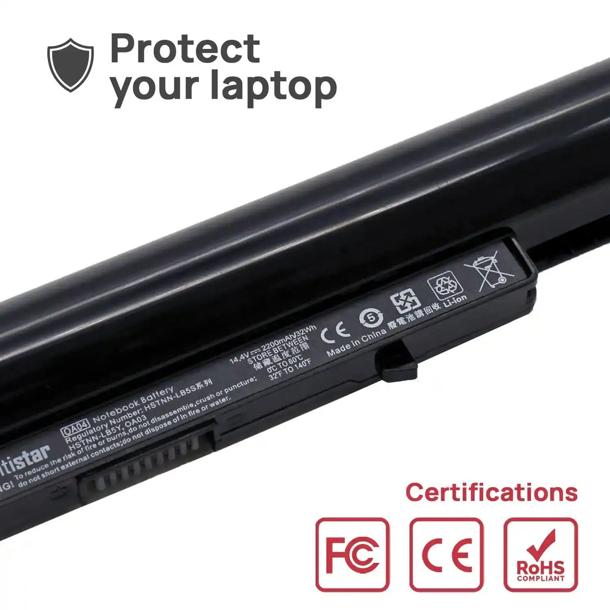 Batería Para Portátil Hp Oa03 Oa04 740715-001 746458-421 746641-001 751906-541 Tpn-F112 Tpn-F113 Tpn-F115