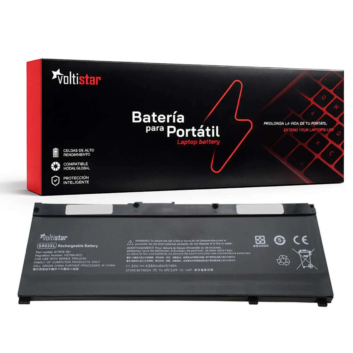 Batería Para Portátil Hp Pavilion 15-Cx 15-Cx0020Nr L08855-855 Hstnn-Ib8L Sr03Xl