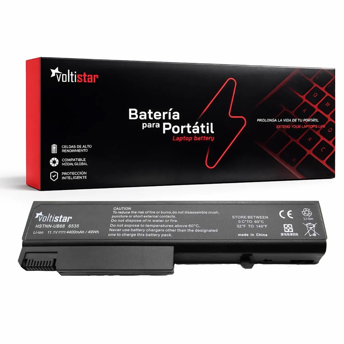 Batería Para Portátil Hp Compaq Elitebook 6930P 8440P 8440 Probook 6450B 6540B 6550B 6555B