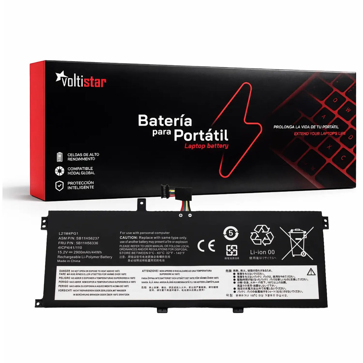 Batería Para Portátil Lenovo 5B10W51848 Thinkpad L13 Yoga G3 G4