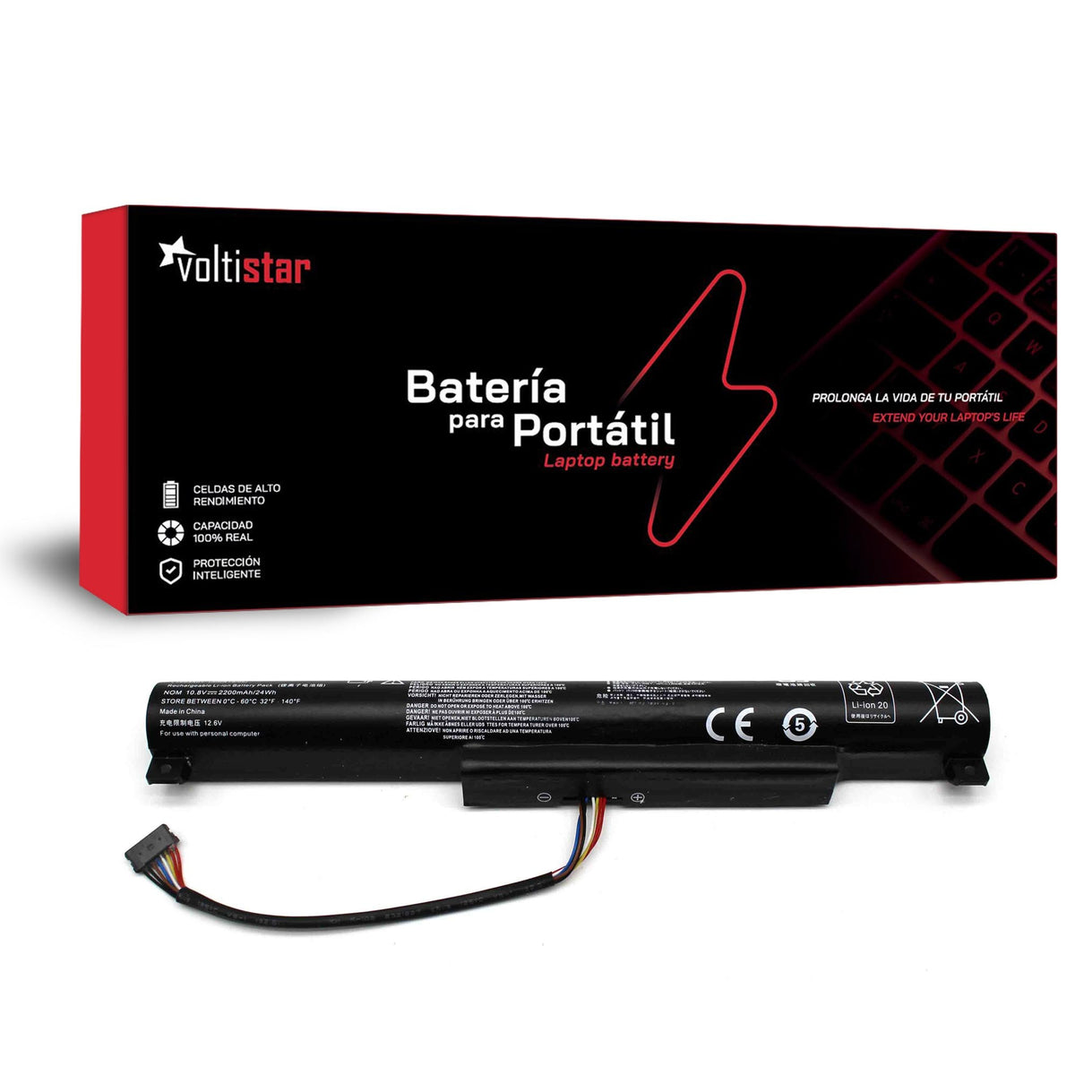 Batería Para Portátil Lenovo Essential B50-10 (80Qr) Ideapad 100-15Iby L14C3A01 L14S3A01
