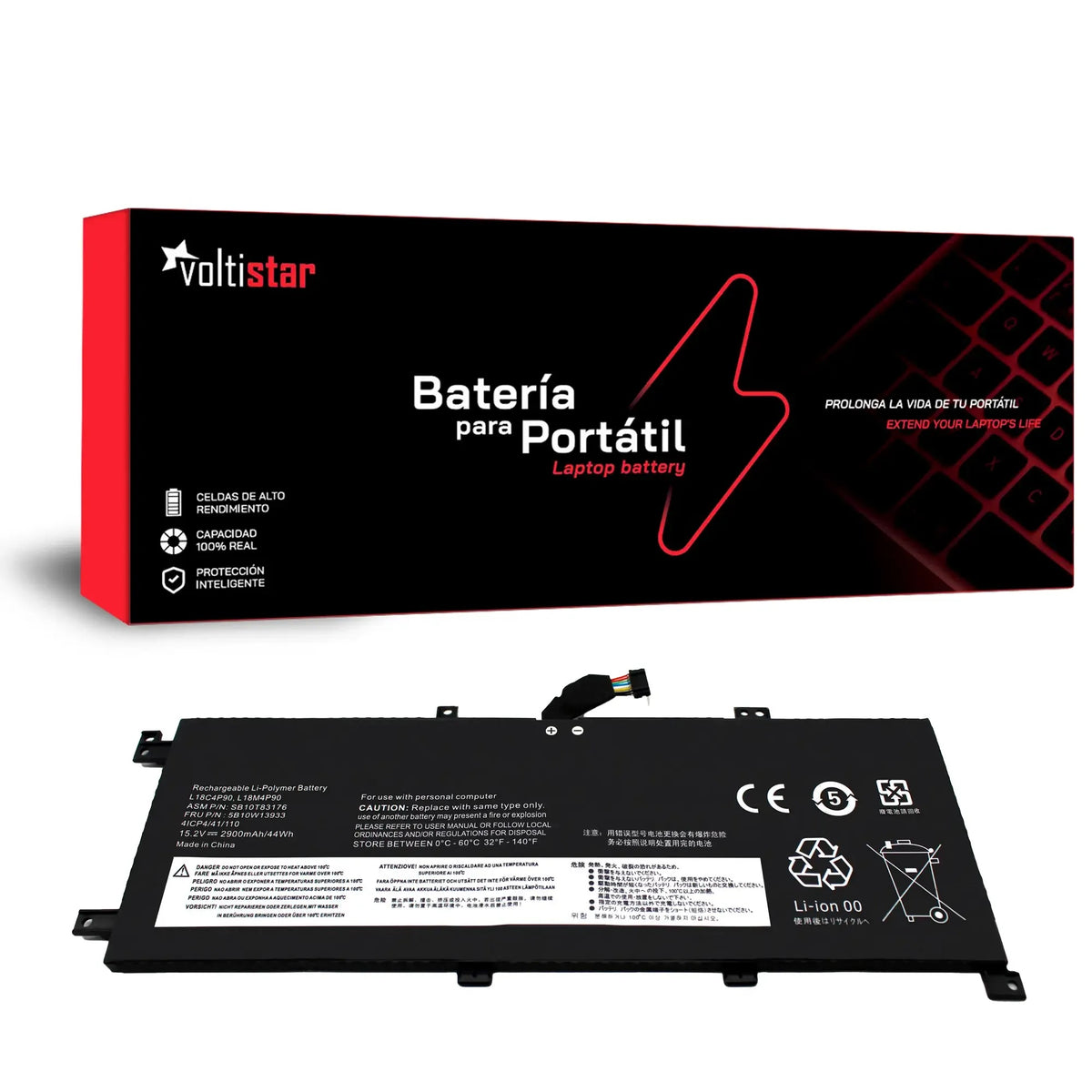 Batería Para Portátil Lenovo Thinkpad L13 Yoga Gen1 L13 Yoga Gen2 L18C4P90 L18M4P90
