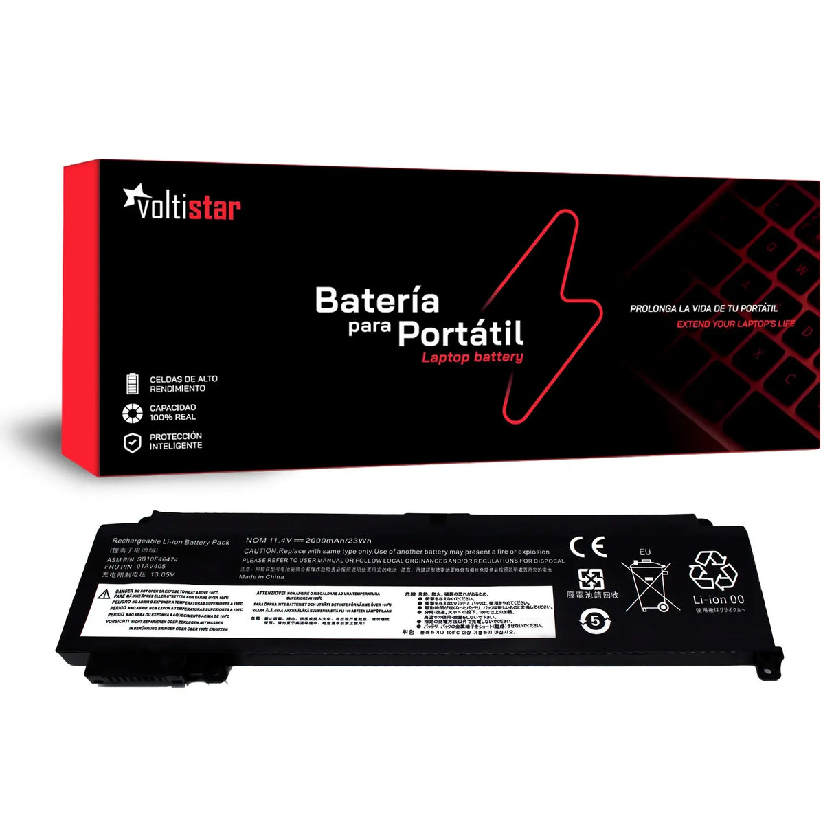 Batería Para Portátil Lenovo Thinkpad T460S T470S 01Av405 01Av406 01Av407 00Hw024