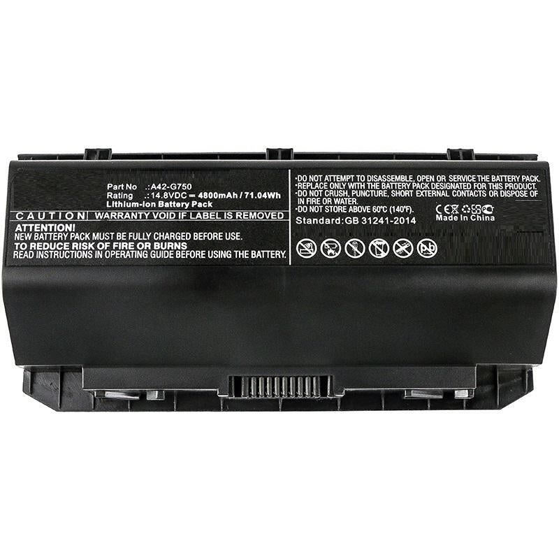 Bateria Portatil Microbattery 14.8v 4800mah Para Asus