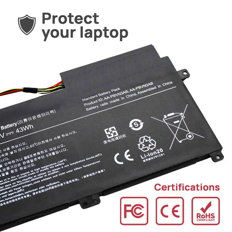 Batería Para Portátil Samsung Np370R5E Np370R4E Np450R5E Np470R5E Aa-Pbvn 3Ab