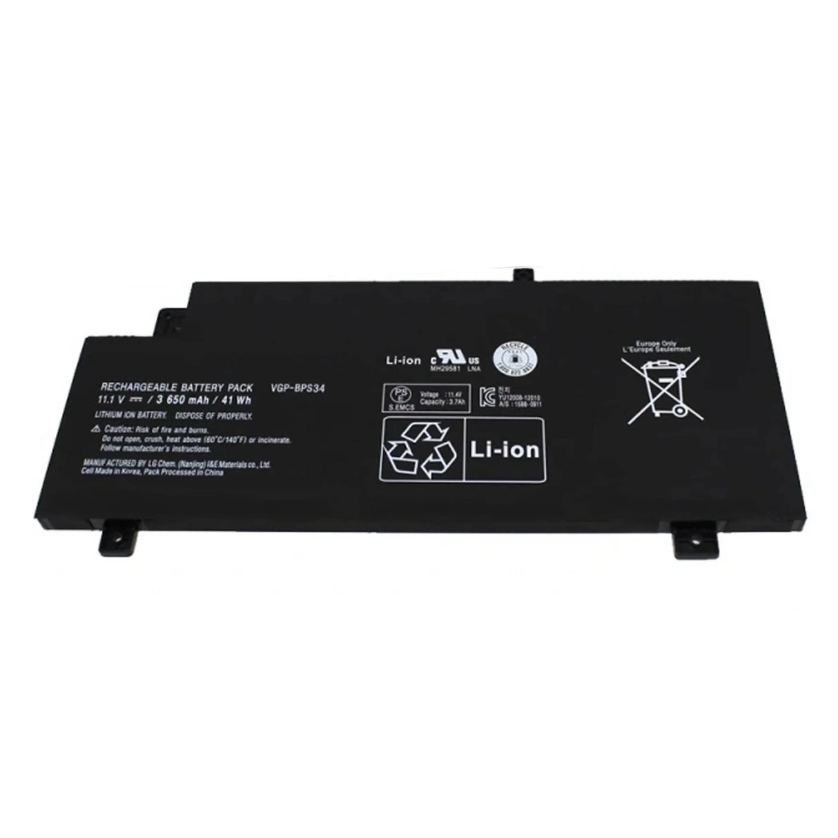 Batería Para Portátil Sony Vaio Fit 15 Svf15A1Acxb Svf15A1Bcxs Vgp-Bps34 Vgp-Bpl34