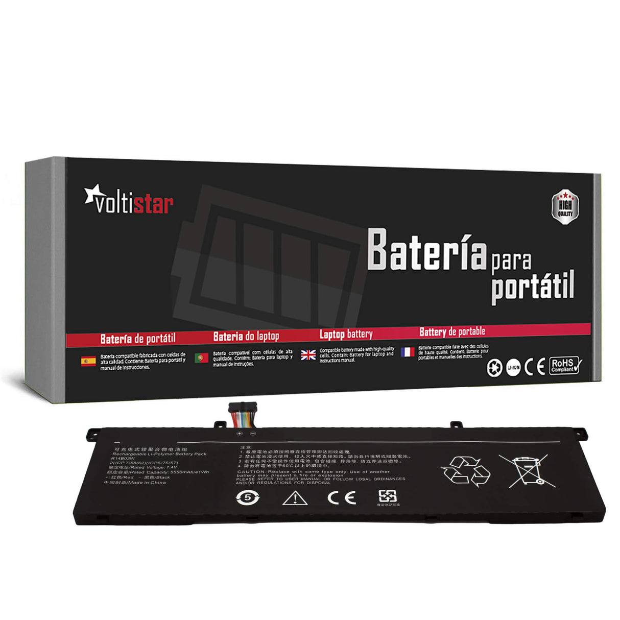 Batería Para Portátil Xiaomi Mi Pro X 14 Pro 15 Series R14B03W R14B06W