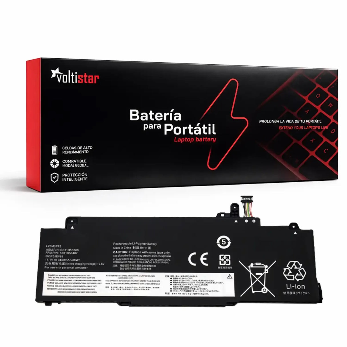 Bateria Para Portatil Thinkpad T14S G5 G6 L23M3P75 L23C3P70 L23D3P76