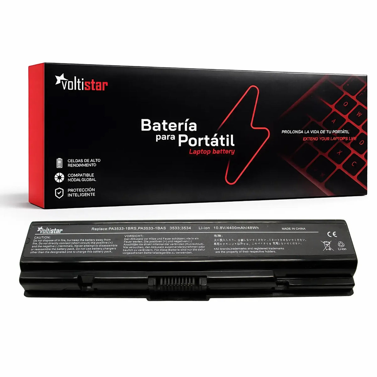 Batería Para Portátil Toshiba Satellite L500 L300 L500D L505 L505D A200 A205 A210 A215 M200 M205