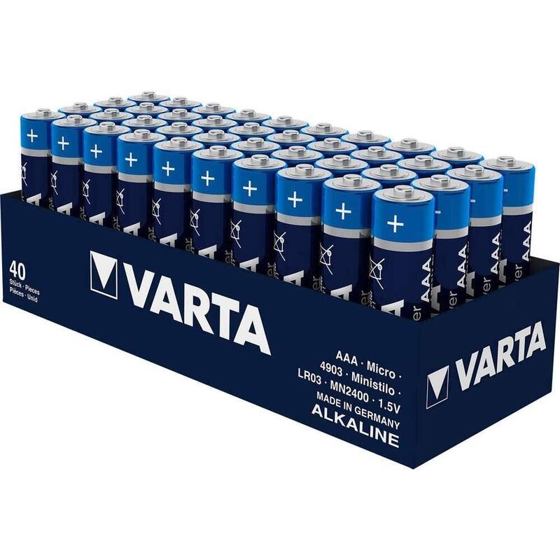 Batería Varta Longlife Power (High Energy) Aaa Micro 40pcs.