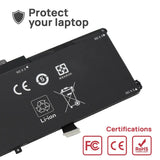 Batería Zg06Xl Para Portátil Hp Elitebook 1050 G1 L07045-855 11.55V 6200Mah 72Wh