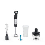 Batidora De Mano Tefal Hb67e830 Quickchef+, Acero Inoxidable Negro.