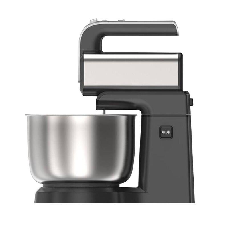 Batidora  Maestro Mr-551 Con Bol Giratorio 600 W Negra, Acero