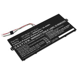 Battery 36.00wh Li-Polymer  7.5v 4800mah, Black For Acer