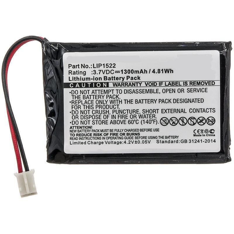 Battery 4.81wh Li-Ion 3.7v  1300mah Black For Game